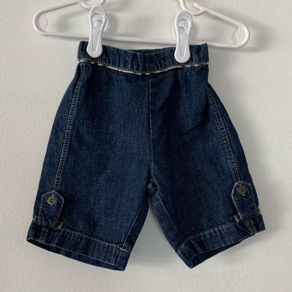 Burberry Jean Shorts- Size 6 Months- So Cute!